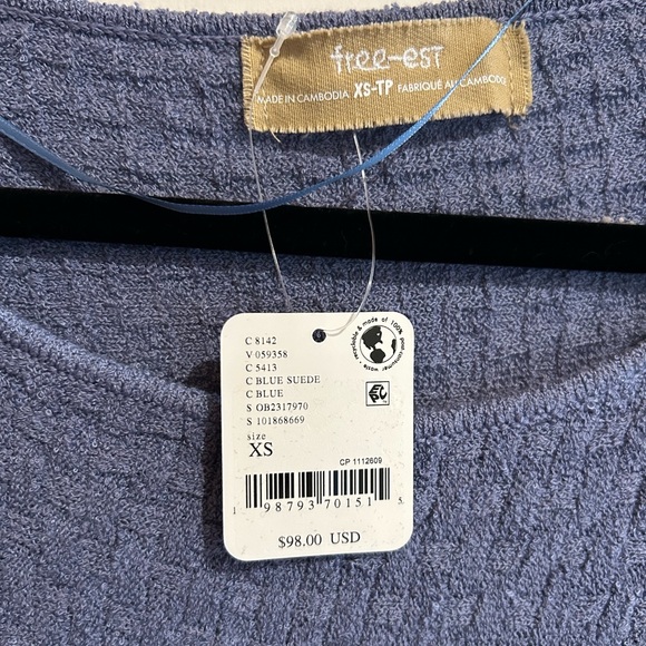 NWT Free People Rowan Sweater Short Set - Picture 6 of 7